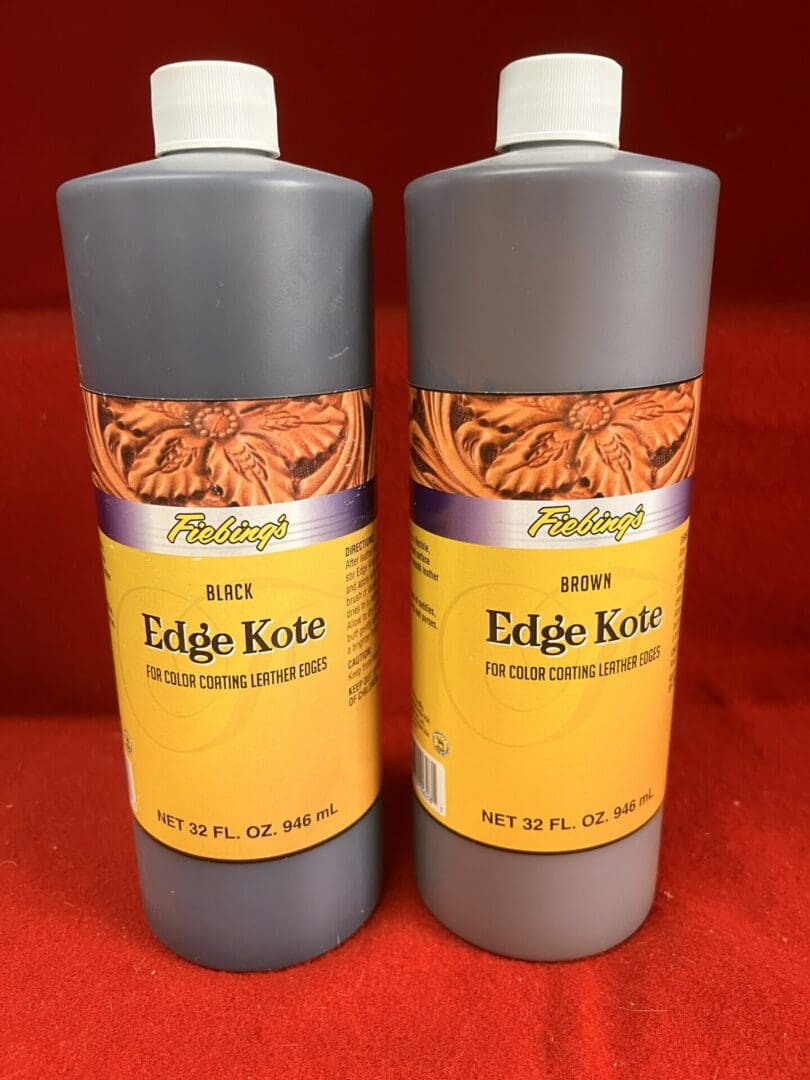 Fiebing's Edge Kote 32 fl oz 2 colors to choose from - Kentucky Leather and  Hides